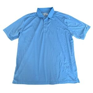 Instect Shield Repellant Apparel Mens XL Blue Polo Shirt Short Sleeve Outdoors